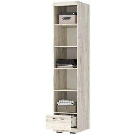 Шкаф Соната ШС-450, Крафт белый - Антрацит 