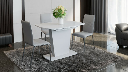 Стол раздвижной Честер, тип 1 (Белый) 