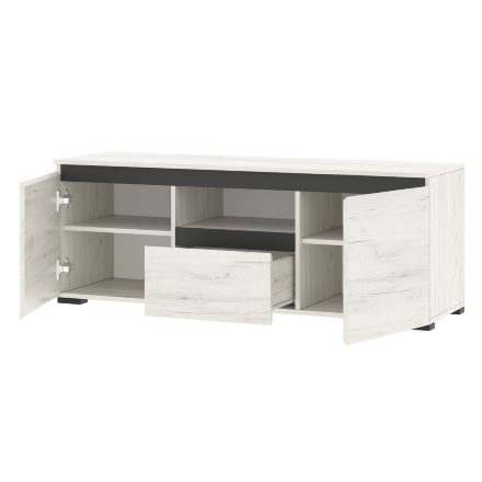 Тумба ТВ Гретта, крафт белый 