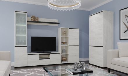 Шкаф Гретта, крафт белый 