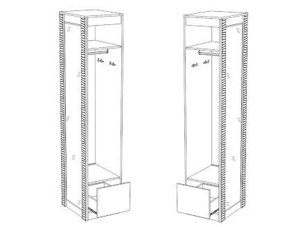 Модульная прихожая Монако 