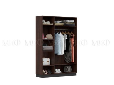  Шкаф 3 двери Магнолия, орех 