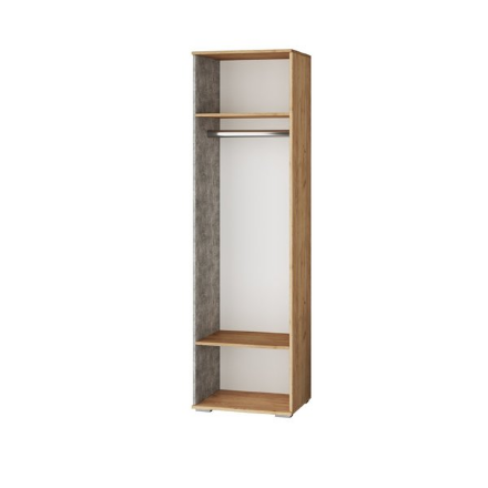 Шкаф Оскар-18, Дуб крафт золотой/Ателье светлое 