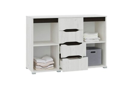 Комод 1200 Вега, Крафт белый 