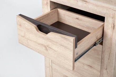 Тумба с дверцей и ящиком Соренто, дуб Бонифаций 