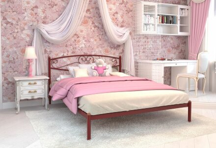 Кровать металлическая Каролина 