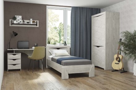 Шкаф для одежды 33.18 Лючия, Бетон пайн 