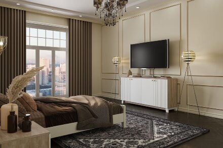 Тумба 4 двери Ланзетти 