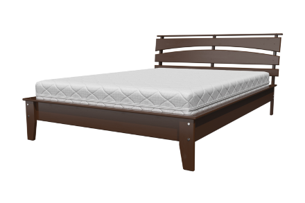 Кровать из массива Камелия-4, орех 