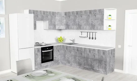 Пенал кухонный с полкой АТР   