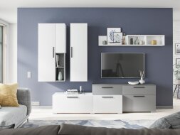 Тумба ТВ малая Альберо, графит