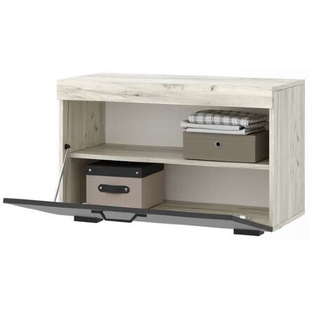 Обувница Соната ОС-800, Крафт белый - Антрацит 