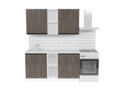 Кухонный гарнитур Ноктюрн нормал, 150 см