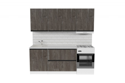 Кухонный гарнитур Ноктюрн макси, 180 см 
