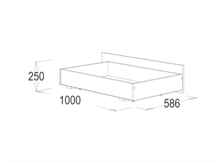 Кровать Ольга 1Н 