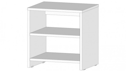 Тумба прикроватная Элегант, Белый 